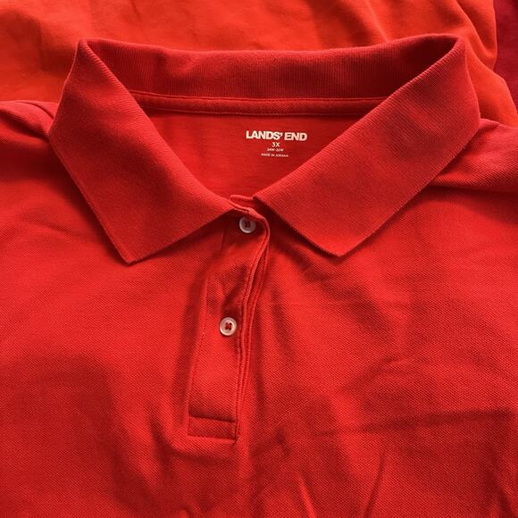LOT OF 5 LANDS END & LL BEAN POLO AND V NECK WOMENS SHIRTS PLUS SIZE 3X BUNDLE - Picture 4 of 7